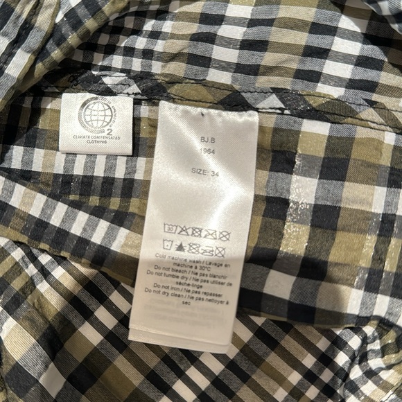 Ganni Seersucker Plaid Wrap Dress - Picture 5 of 5